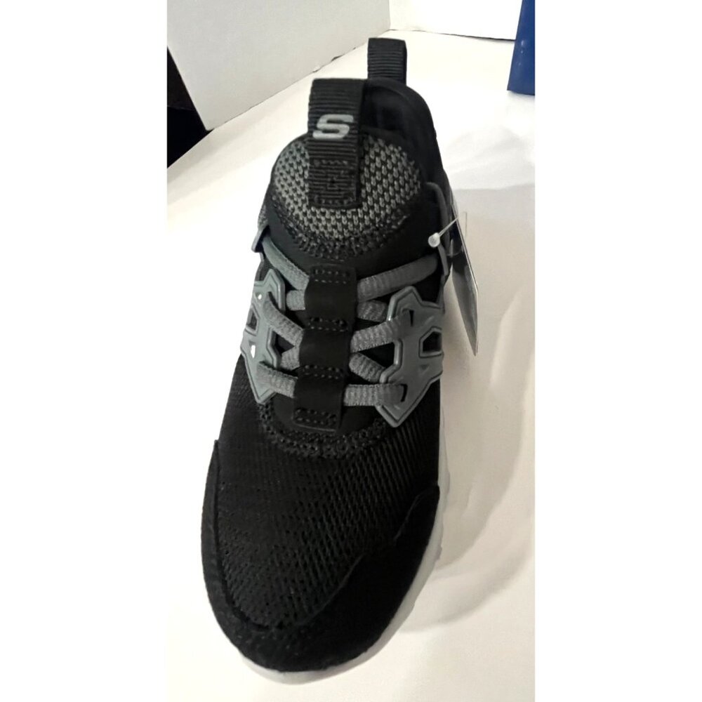 SKECHERS TECHNO STRIDES WORIZO Boy’s SHOEs, Black, Sz. 13 - Picture 4 of 11
